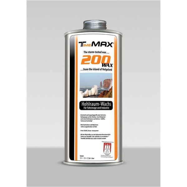 TimeMAX 200 Protect WAX - Hohlraum- und Unterbodenschutz-Wachs 1 Liter