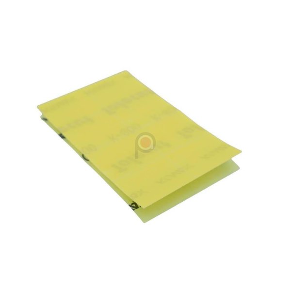 Kovax Tolecut Schleifpapier Streifen 29x35mm 1/8 Cut P 800 gelb